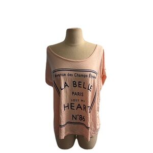 Venus Graphic La Belle Paris Avenue Des Champs Elysees Loose Fit